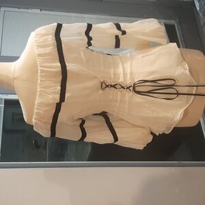 Anne fontaine silk blouse